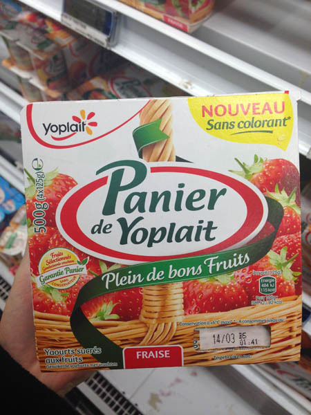 yoplait水果酸奶