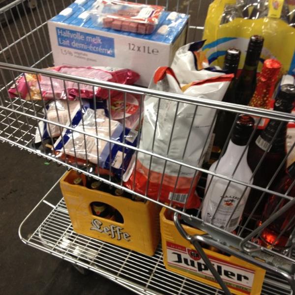 Photo taken at Colruyt by Abigail V. on 12/7/2012