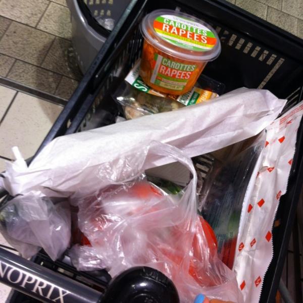 Photo taken at Monoprix by Marina K. on 6/25/2012