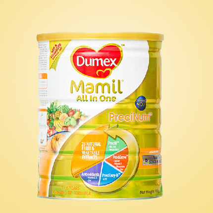 多美滋金装优衡多营养全段儿童配方奶粉 1-6岁 金装900g/罐 新加