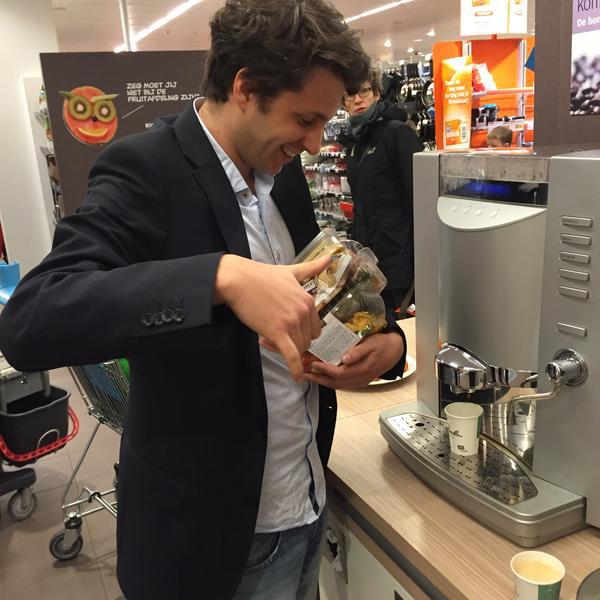 Photo taken at Albert Heijn by Thomas D. on 3/15/2015