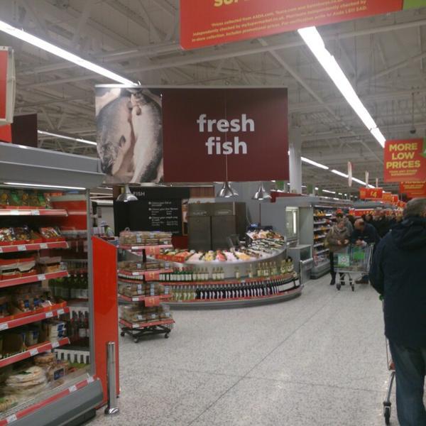 Photo taken at Asda by Nathan H. on 3/23/2013