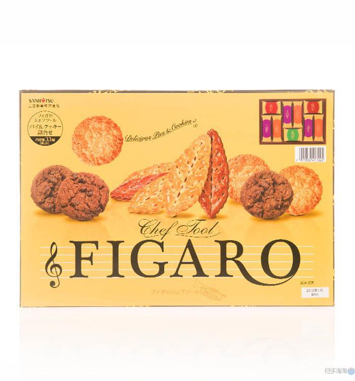 日本三立製果 费家洛Figaro 曲奇禮盒 48件裝 日本三立製果 费家洛Figaro 曲奇禮盒 48件裝