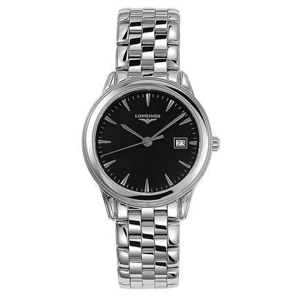 瑞士手表 浪琴Longines军旗系列手表男表石英表  L4.716.4.52.6