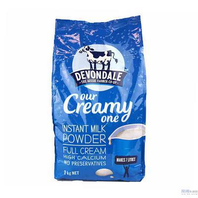Devondale德运 澳洲德运高钙全脂奶粉1kg Devondale德运 澳洲德运高钙全脂奶粉1kg