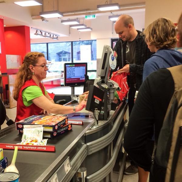 Photo taken at REWE Ziegler by Thorsten S. on 8/28/2014