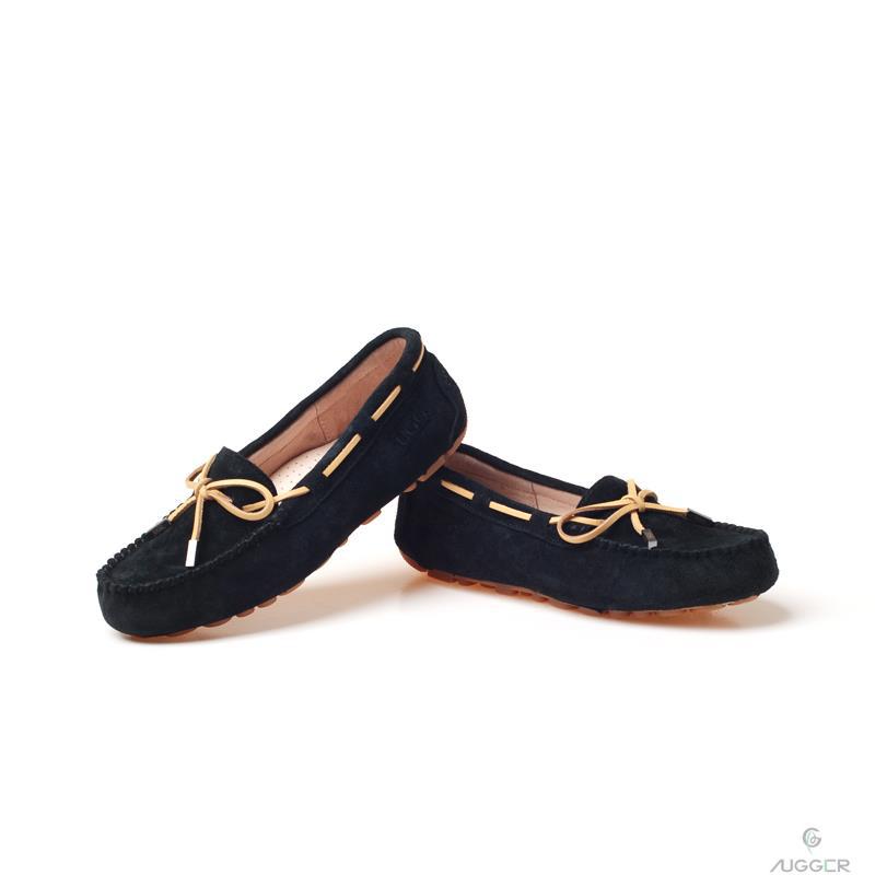 OZWEAR UGG春夏款女士豆豆鞋OB150黑色36码