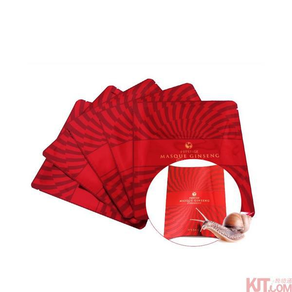 韩国进口蜗牛精华面膜-its skin伊思红参活肤蜗牛精华面膜5片装 韩国进口蜗牛精华面膜-its skin伊思红参活肤蜗牛精华面膜5片装