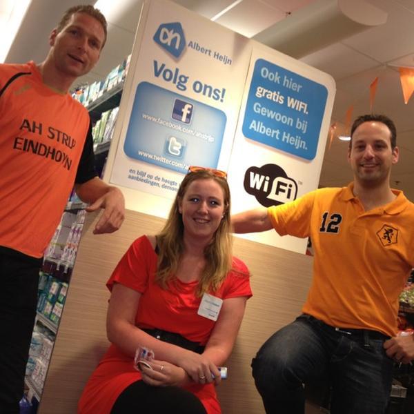 Photo taken at Albert Heijn by Johan P. on 6/9/2012