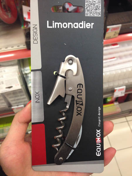 limonadier纯钢红酒开瓶器