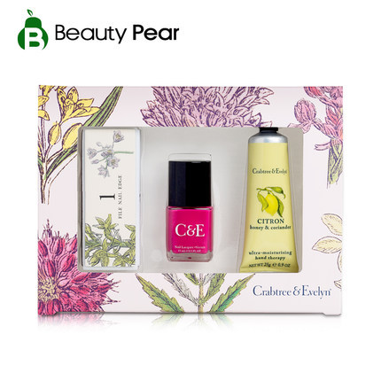 美国瑰柏翠/瑰珀翠蜂蜜柠檬护手礼盒 护手霜/指甲油/指甲锉