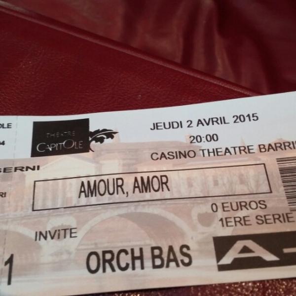 Photo taken at Casino Théâtre Barriere by Thouraya s. on 4/2/2015