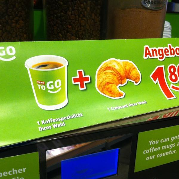 Photo taken at REWE to GO by Willem v. on 1/21/2013