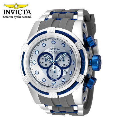 INVICTA男士大表盘高端运动石英手表 蓝宝石防水橡胶带海外正品