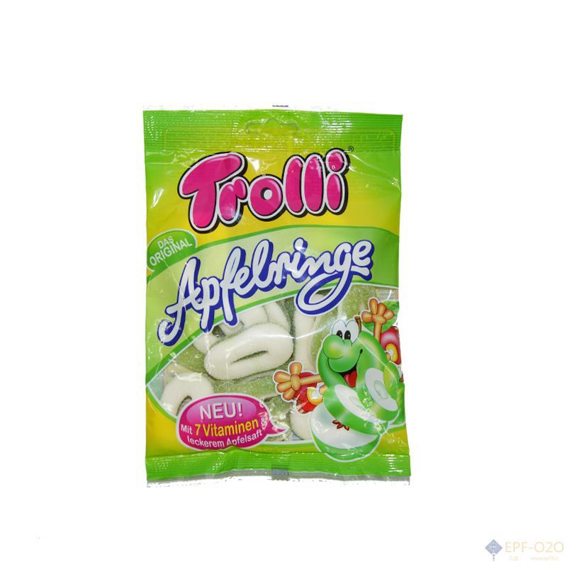 Trolli口力 苹果圈 橡皮软糖 含7种维生素 200g