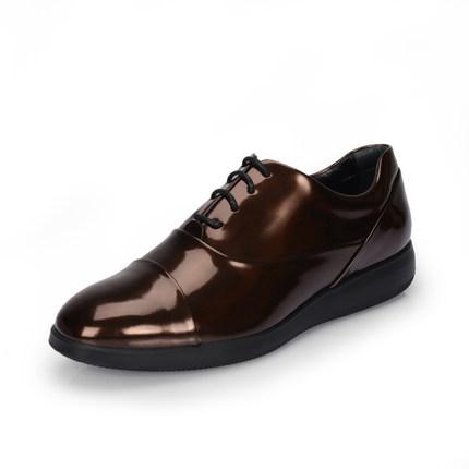 正品 Hogan Rebel 女士漆皮厚底休闲皮鞋 HXW2090H6011ONC801