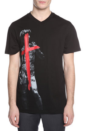 正品 MCQ ALEXANDER MCQUEEN男士红十字大卫短袖T恤331316 RBR13 正品 MCQ ALEXANDER MCQUEEN男士红十字大卫短袖T恤331316 RBR13