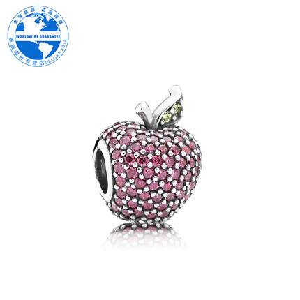 PANDORA/潘多拉 正品时尚女士精美苹果形串饰791485CFR
