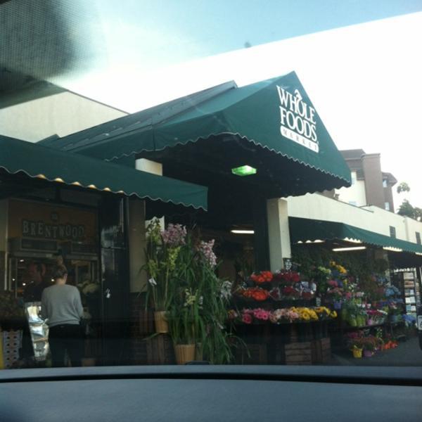 Photo taken at Whole Foods Market by Andrea S. on 4/18/2012-美国加利福尼亚州洛杉矶圣维森特大道11737 Photo taken at Whole Foods Market by Andrea S. on 4/18/2012
