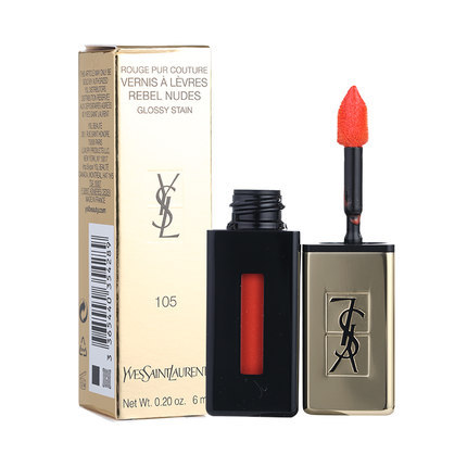 YSL/圣罗兰 奢华缎面镜光唇釉/液体唇膏 持久唇蜜 6ml 8/105/12号