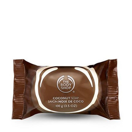 The body shop/美体小铺椰子润肤皂洁肤皂沐浴皂手工香皂