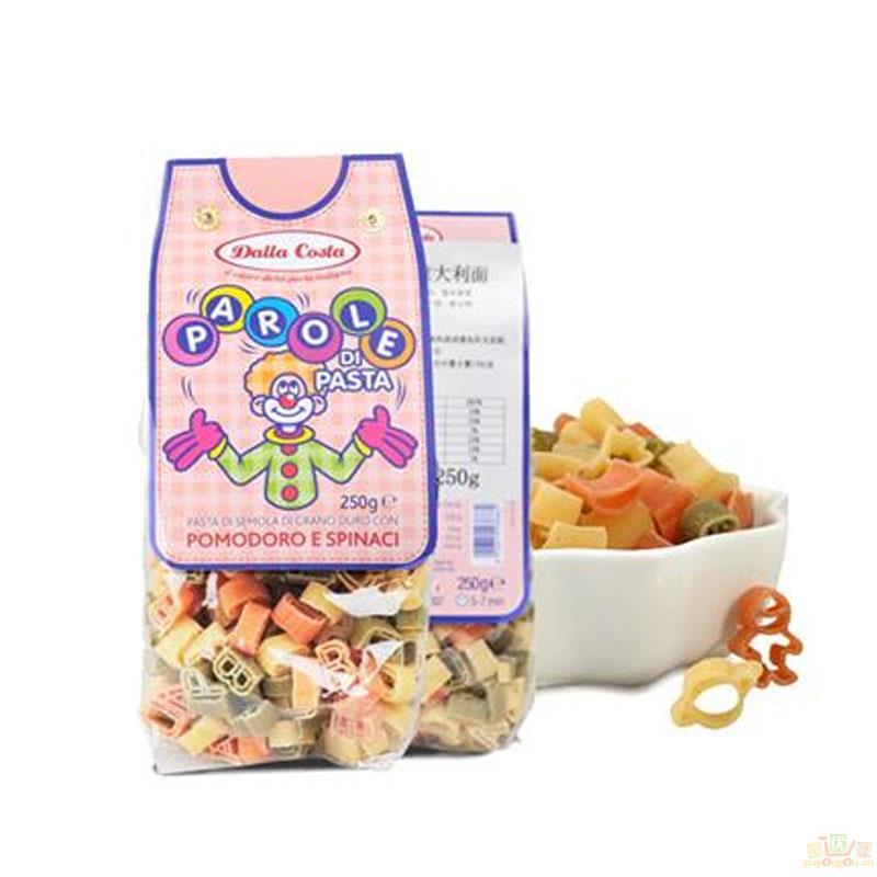黛乐Dalla Costa意大利进口 字母系列意面条250g