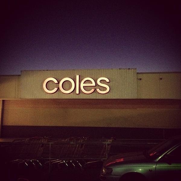 Photo taken at Coles by David A. on 10/2/2012