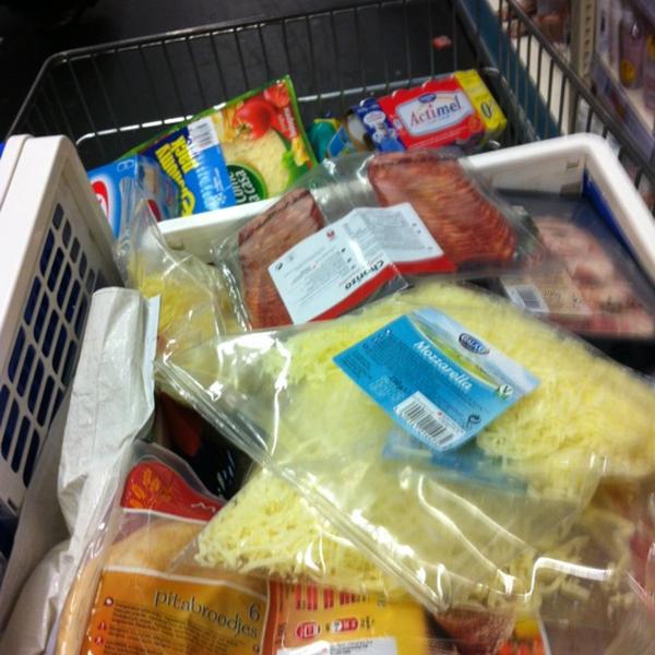 Photo taken at Colruyt by Bernard V. on 10/6/2012