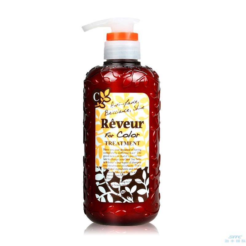 日本Reveur SCALP 无硅油洗发水烫染受损洗发露护发素 橘色护发素-护色保湿型