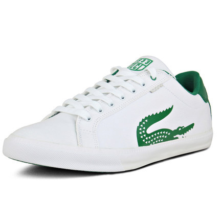 Lacoste/拉科斯特 美款男士LOGO印花休闲鞋 时尚百搭小白鞋M0050 Lacoste/拉科斯特 美款男士LOGO印花休闲鞋 时尚百搭小白鞋M0050