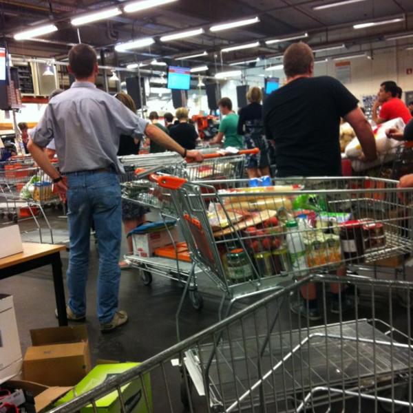 Photo taken at Colruyt by Toni B. on 5/25/2012