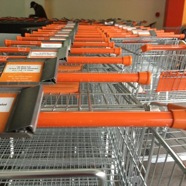 Photo taken at Colruyt by Steven V. on 1/2/2013