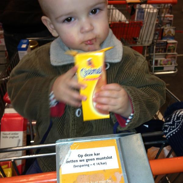 Photo taken at Colruyt by Thalia G. on 2/13/2013