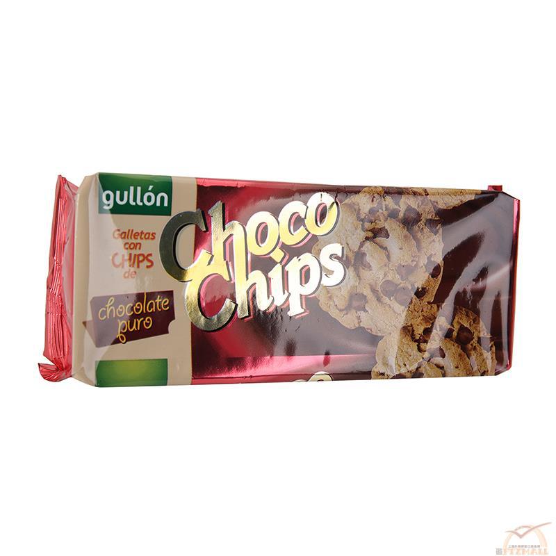西班牙进口朱古力曲奇-Gullon 碎朱古力曲奇 125g