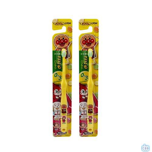 日本进口儿童牙刷-LION狮王面包超人 儿童牙刷 (0-3岁)软毛1支装 黄/粉/蓝 日本进口儿童牙刷-LION狮王面包超人 儿童牙刷 (0-3岁)软毛1支装 黄/粉/蓝