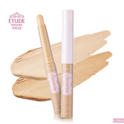 韩国 ETUDE HOUSE/爱丽小屋 防水遮瑕棒笔 痘印斑点/眼部黑眼圈打底膏 1号 象牙白 韩国 ETUDE HOUSE/爱丽小屋 防水遮瑕棒笔 痘印斑点/眼部黑眼圈打底膏 1号 象牙白