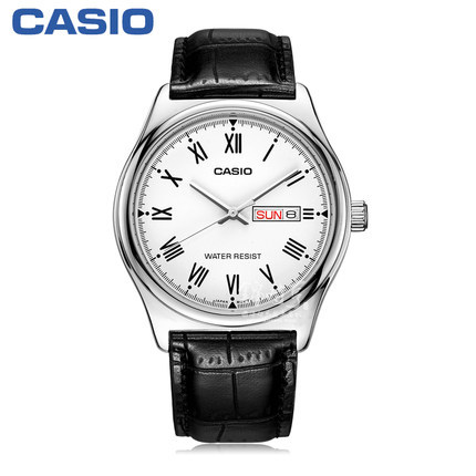 【香港直邮】卡西欧简洁时尚手表防水休闲商务男表MTP-V006L-7B