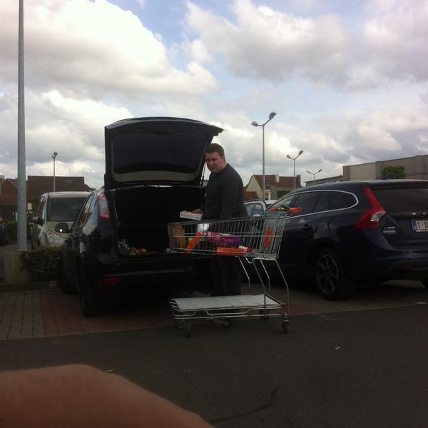 Photo taken at Colruyt by Filipe R. on 4/25/2015