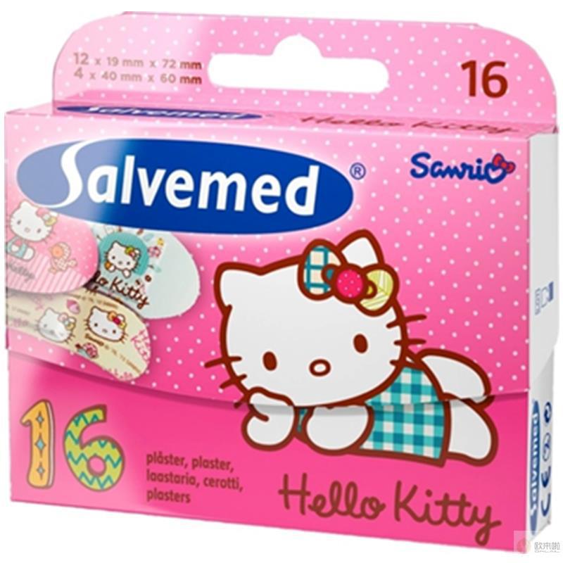 瑞典Salvemed Hello Kitty创可贴 16片装