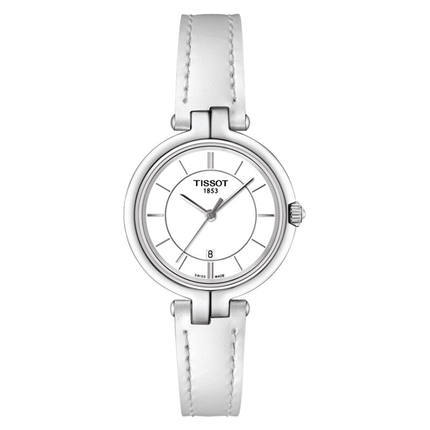 香港直邮Tissot天梭 弗拉明戈石英女表皮带T094.210.16.011.00