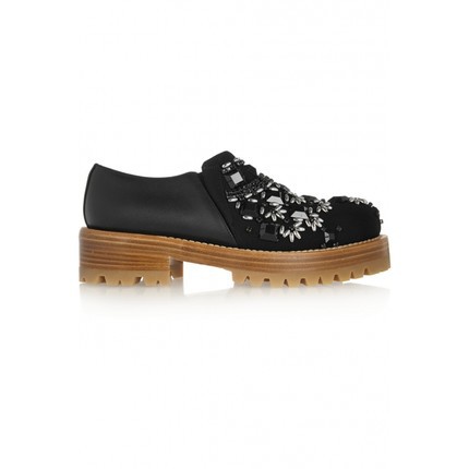 Marni 女鞋 女式休闲皮鞋 Q01776610 Black