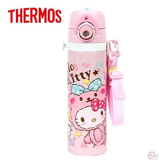 日本 Thermos膳魔师 不锈钢保冷保温水杯 水壶 粉色 卡通(粉红色)