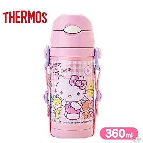 日本 Thermos膳魔师 不锈钢保冷保温杯 儿童吸管水杯 水壶 360ml 卡通(粉红色) 日本 Thermos膳魔师 不锈钢保冷保温杯 儿童吸管水杯 水壶 360ml 卡通(粉红色)