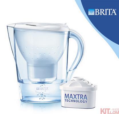 德国进口过滤水壶-Brita 碧然德 Marella 2.4L 白色 滤水壶 1个Maxtra 滤芯(白色)