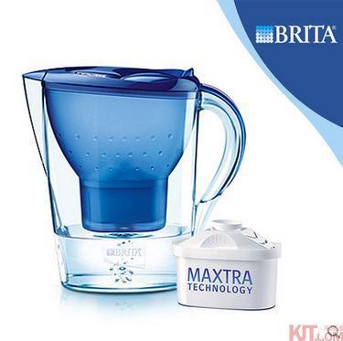 德国进口滤水壶-Brita 碧然德 Marella 2.4L 蓝色 滤水壶 1个Maxtra 滤芯(蓝色) - 进口滤水壶