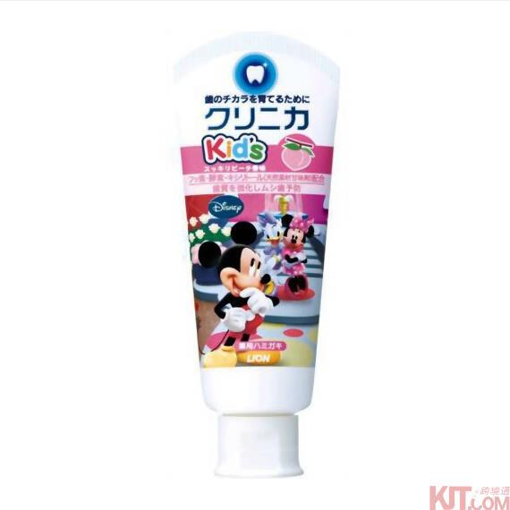 日本进口儿童专用牙膏-狮王CLINICA Kids儿童牙膏(桃子味) 日本进口儿童专用牙膏-狮王CLINICA Kids儿童牙膏(桃子味)