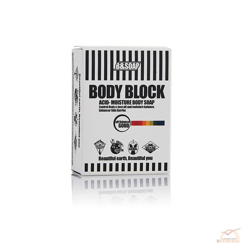 韩国进口保湿洁肤皂-B SOAP 酸性保湿洁肤皂(白色) 100g