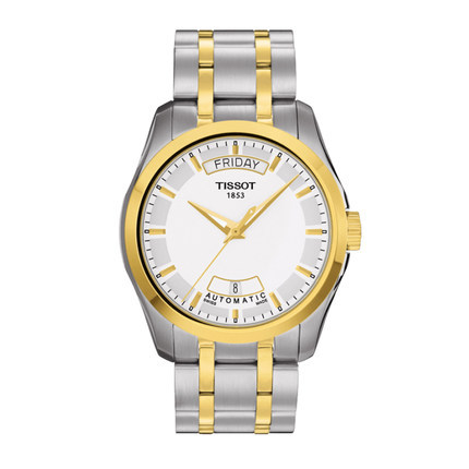 全球联保瑞士Tissot天梭库图机械金色男表T035.407.22.011.00钢带 全球联保瑞士Tissot天梭库图机械金色男表T035.407.22.011.00钢带