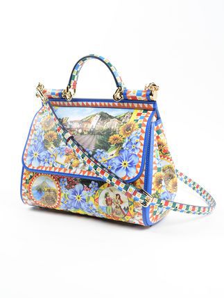 Dolce   Gabbana/Sicily系列油画手提包 Dolce   Gabbana/Sicily系列油画手提包