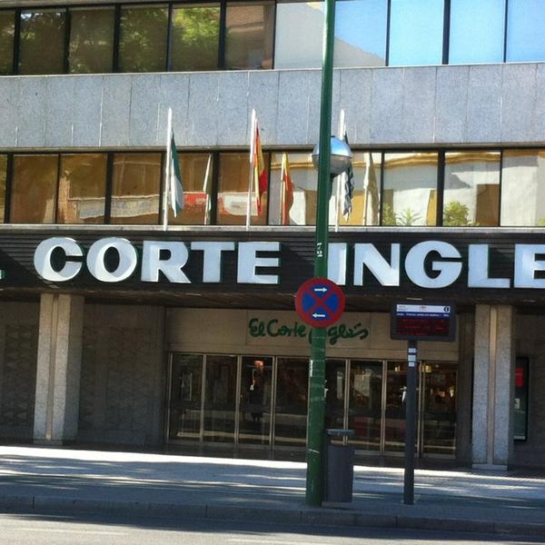 Photo taken at El Corte Inglés by Lunna L. on 8/7/2013